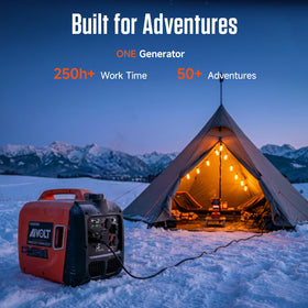 AIVOLT 4300W inverter generator parallel-ready option for extended power