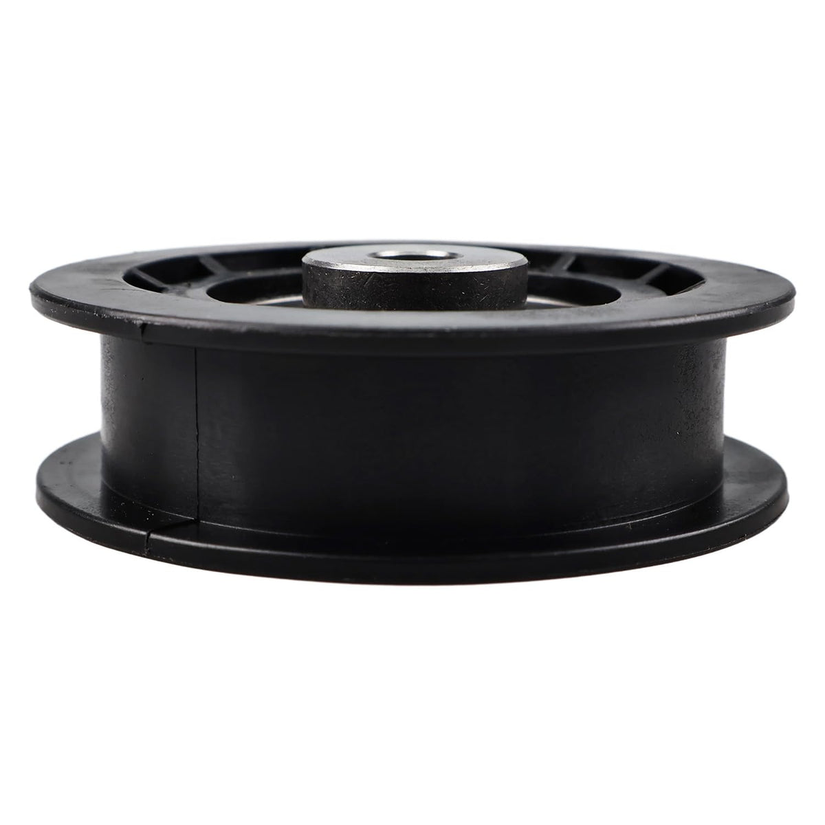 AIVWUMOT idler pulley 120-7082 side view highlights reliable belt guidance.