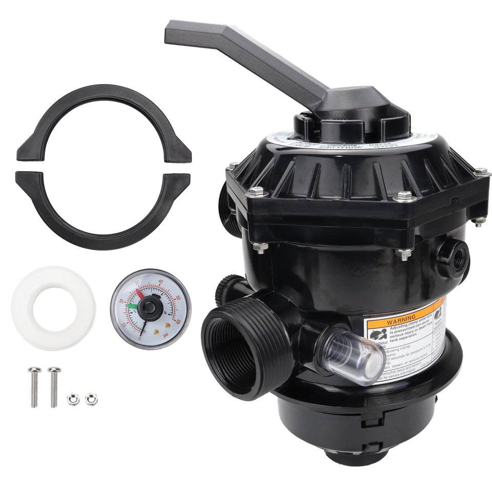 AIWGIW 262506 1-1/2-inch valve close-up showing durable pool filtration control
