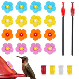 Aiyorse replacement flowers for hummingbird feeder attract hummingbirds outdoors