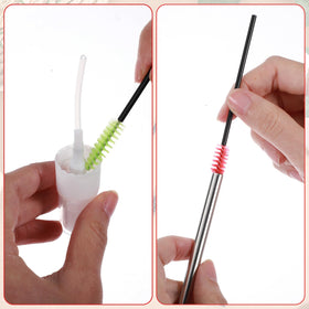 Aiyorse nylon bristle close-up shows soft, durable cleaning power
