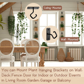 AJART ceiling hook steel with baking paint finish capturing durable look