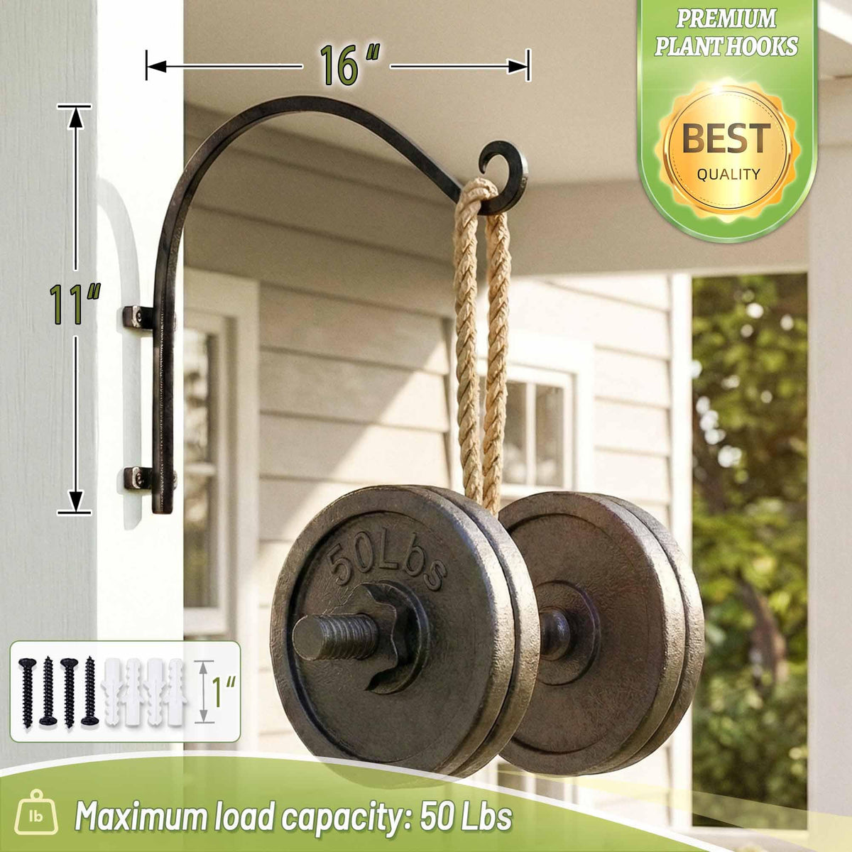 Two-pack AJART hanger provides versatile outdoor hanging options