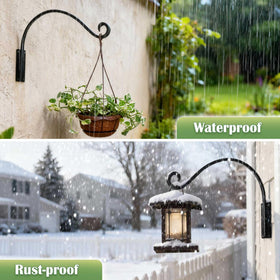 AJART wind chime hanger adds decor with reliable stability