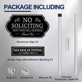 AJIAJIA Fade-resistant sign maintains legibility over time.