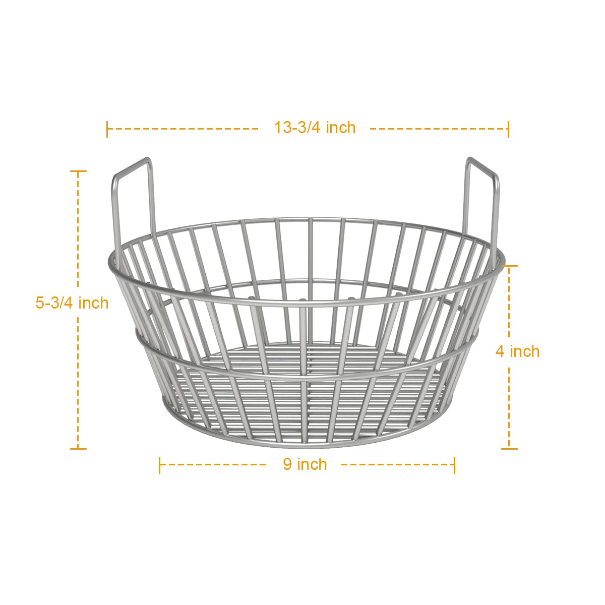 AJinTeby basket fits Big Green Egg for versatile Kamado grilling