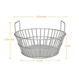 AJinTeby basket fits Big Green Egg for versatile Kamado grilling