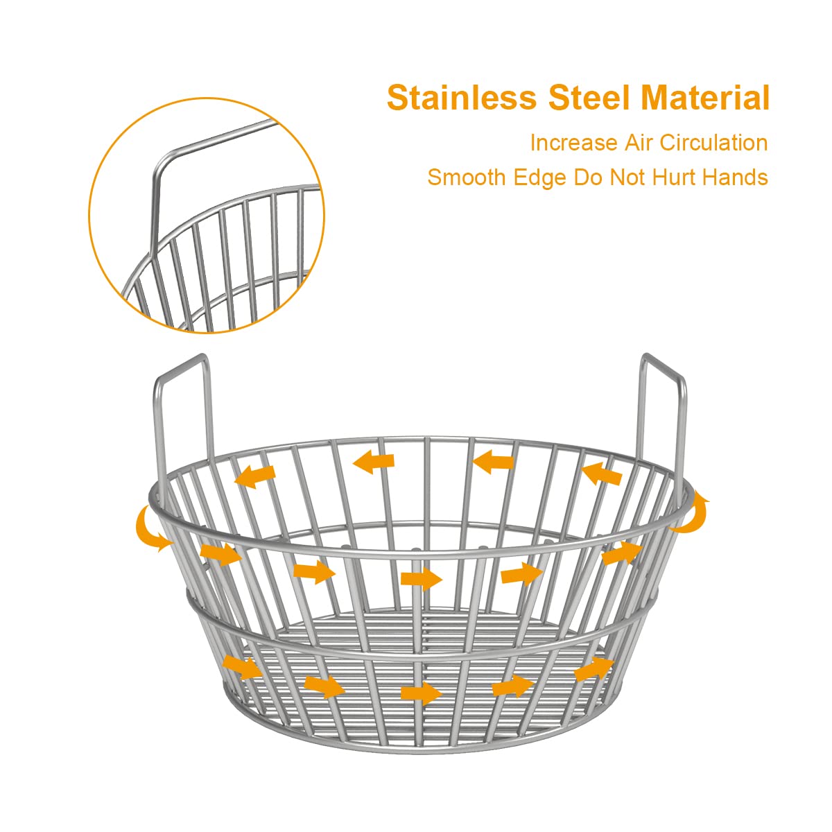 AJinTeby durable stainless steel construction resists heat and rust