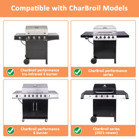 AJinTeby grease cup kit replacement shown with compatible CharBroil model range