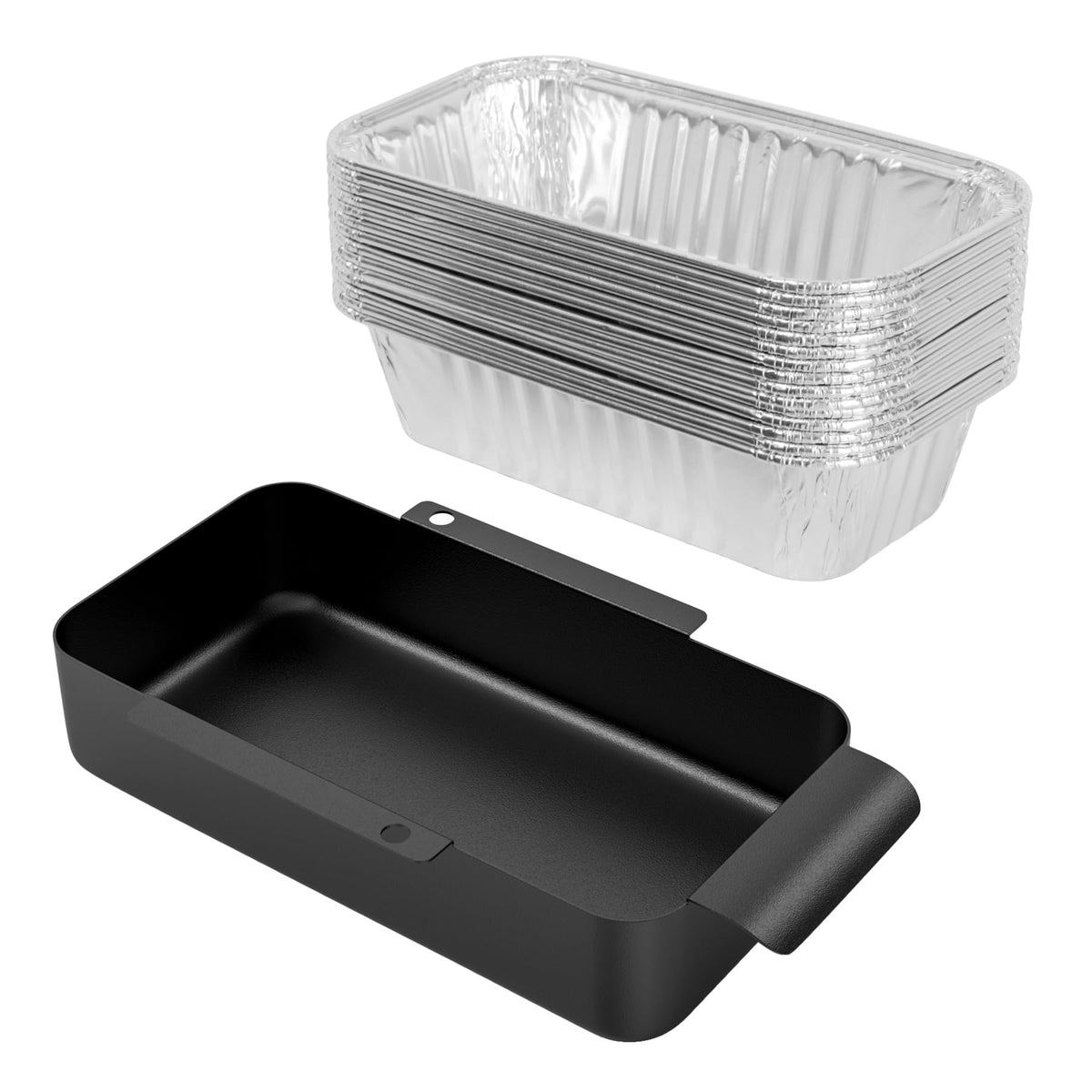 AJinTeby grease tray with catch pan on CharBroil Performance grill for easy cleanup