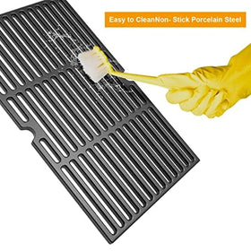 AJinTeby high-heat resistant grates support frequent use without warping.