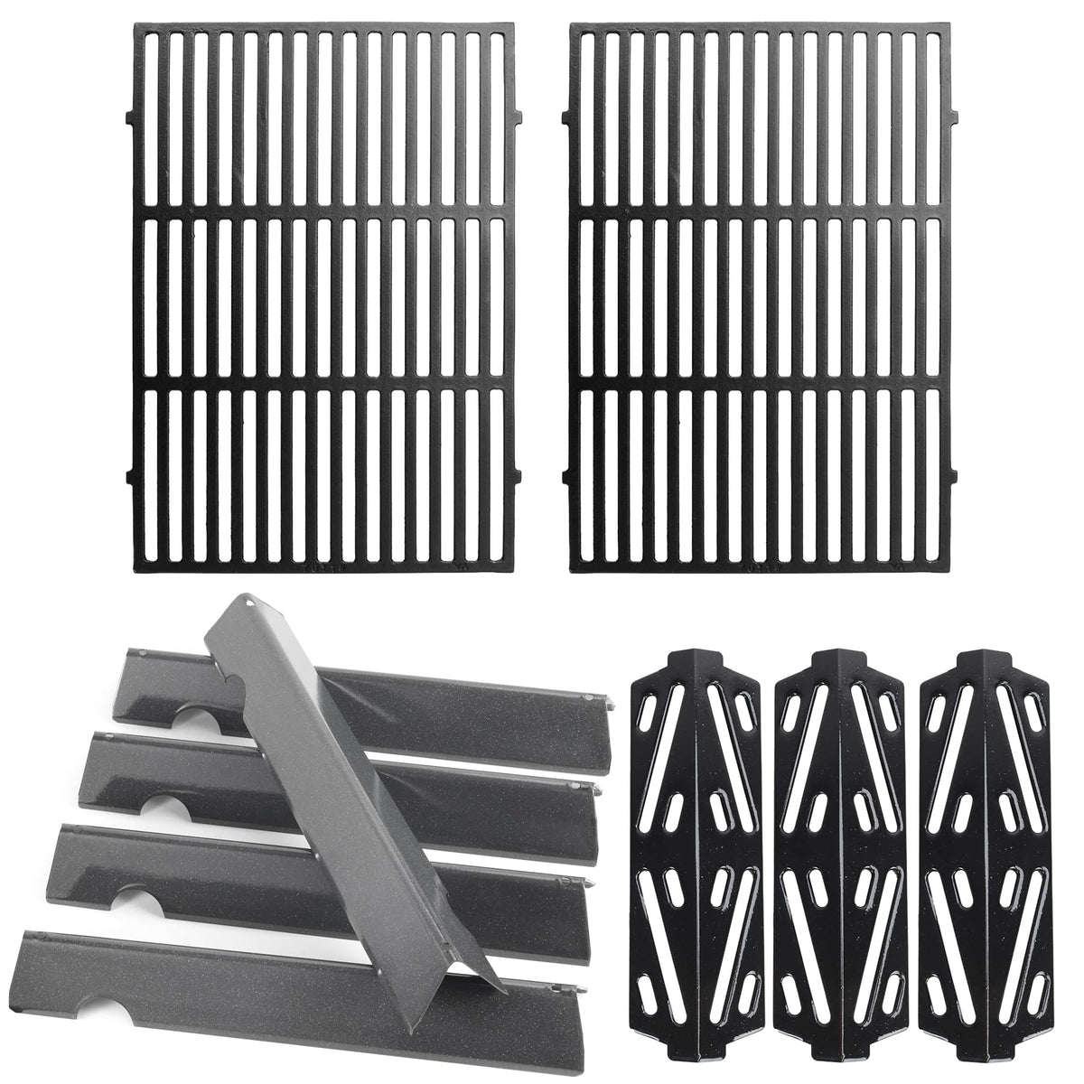 AJinTeby Weber Genesis II grill grates for durable, even heat distribution.