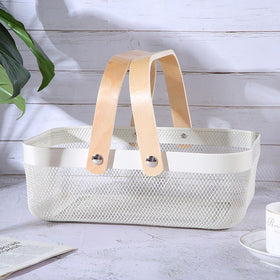 AJIODA bathroom storage basket for toiletries and daily essentials.
