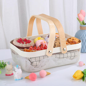 AJIODA garden harvest basket great for gathering fresh produce.
