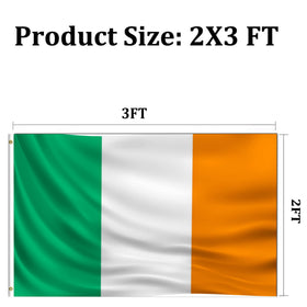 AJJSUE Ireland flag makes a thoughtful gift for friends and family.
