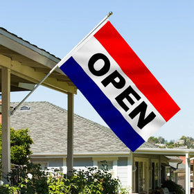 AJJSUE flag header with brass grommets for durable hanging
