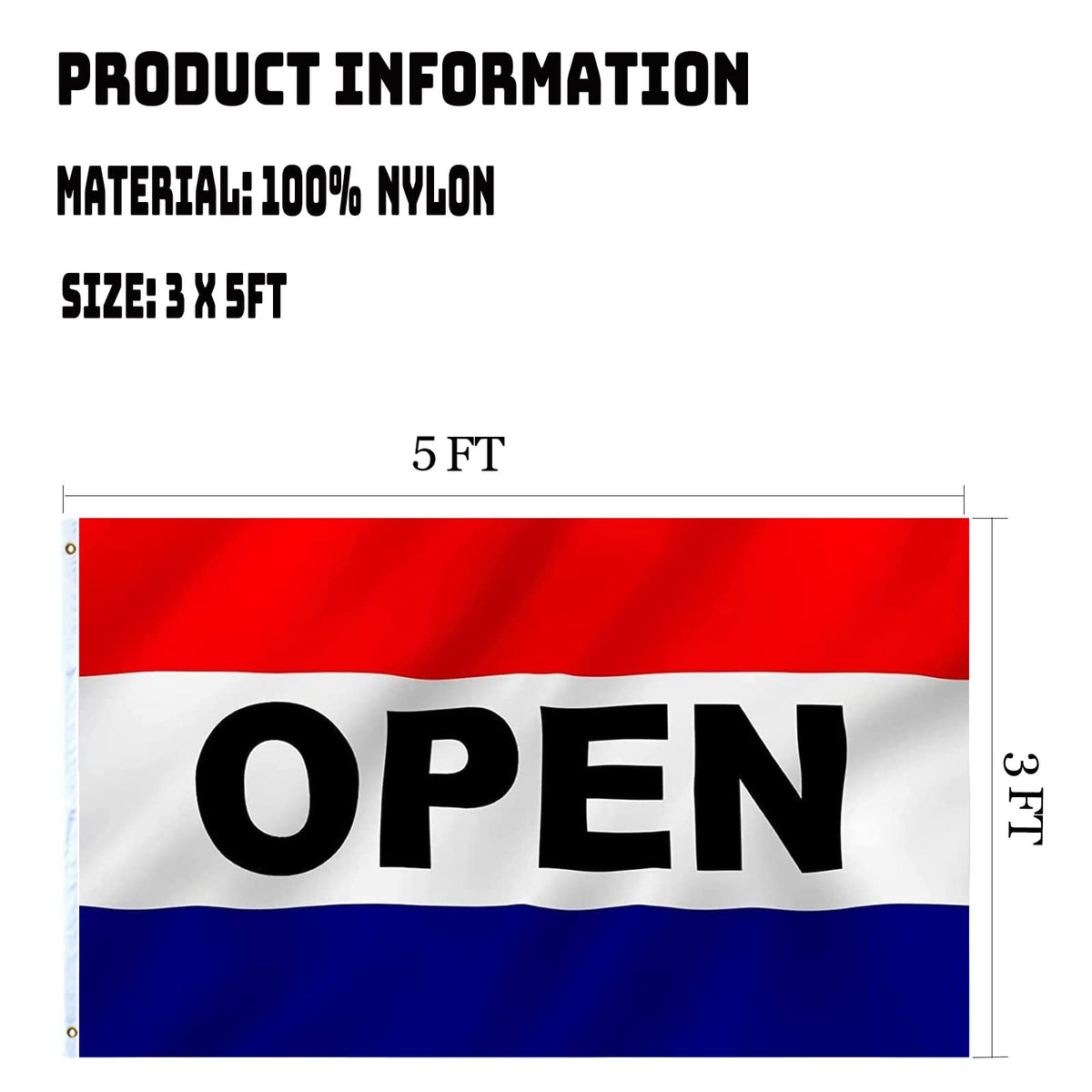 AJJSUE Open Flag supported by responsive post-purchase support