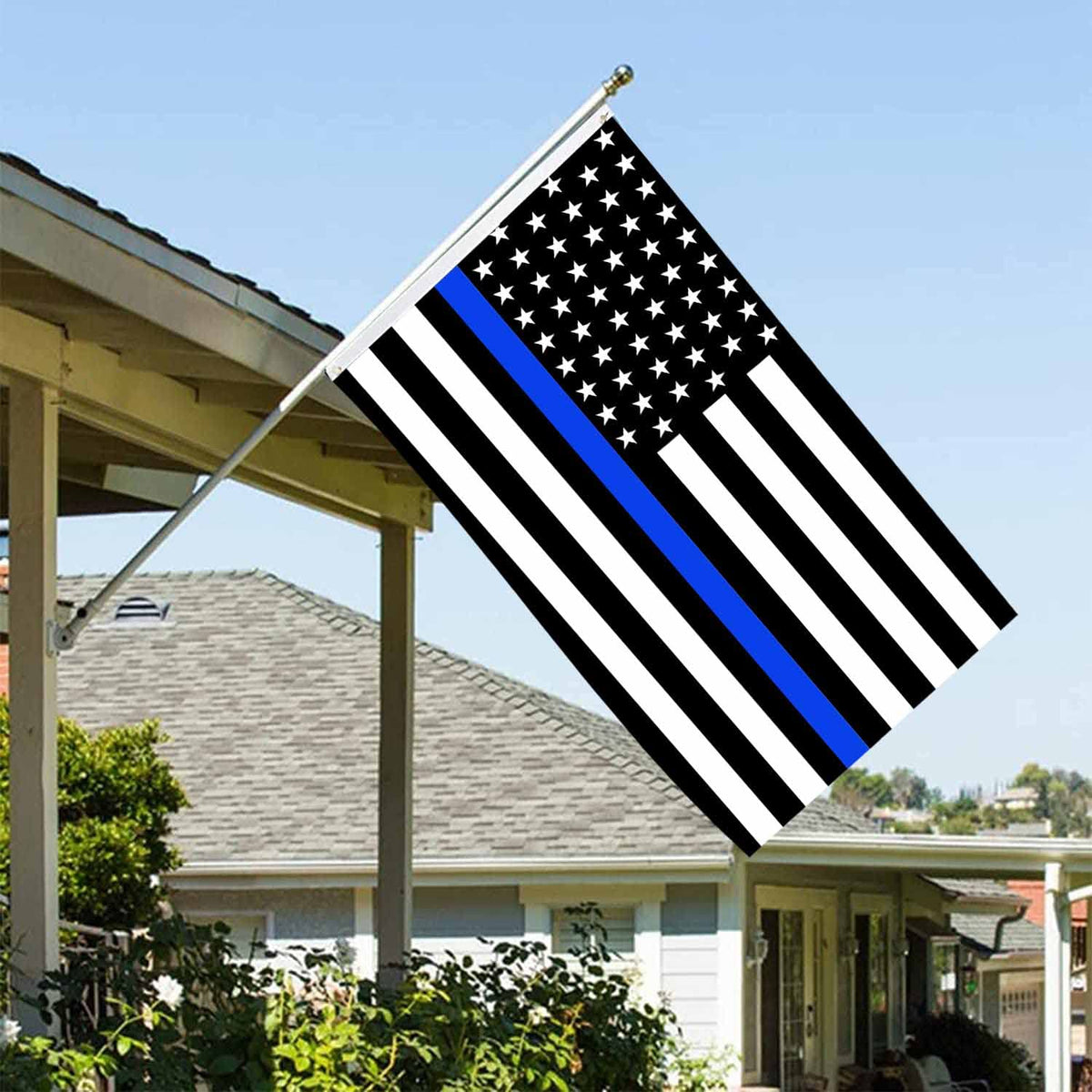 AJJSUE outdoor flag 3x5 with 210D material stands up to wind