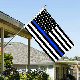 AJJSUE outdoor flag 3x5 with 210D material stands up to wind