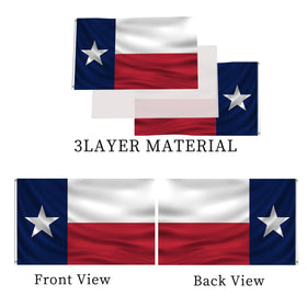 AJJSUE flag with brass grommets, sturdy hanging for outdoor use.