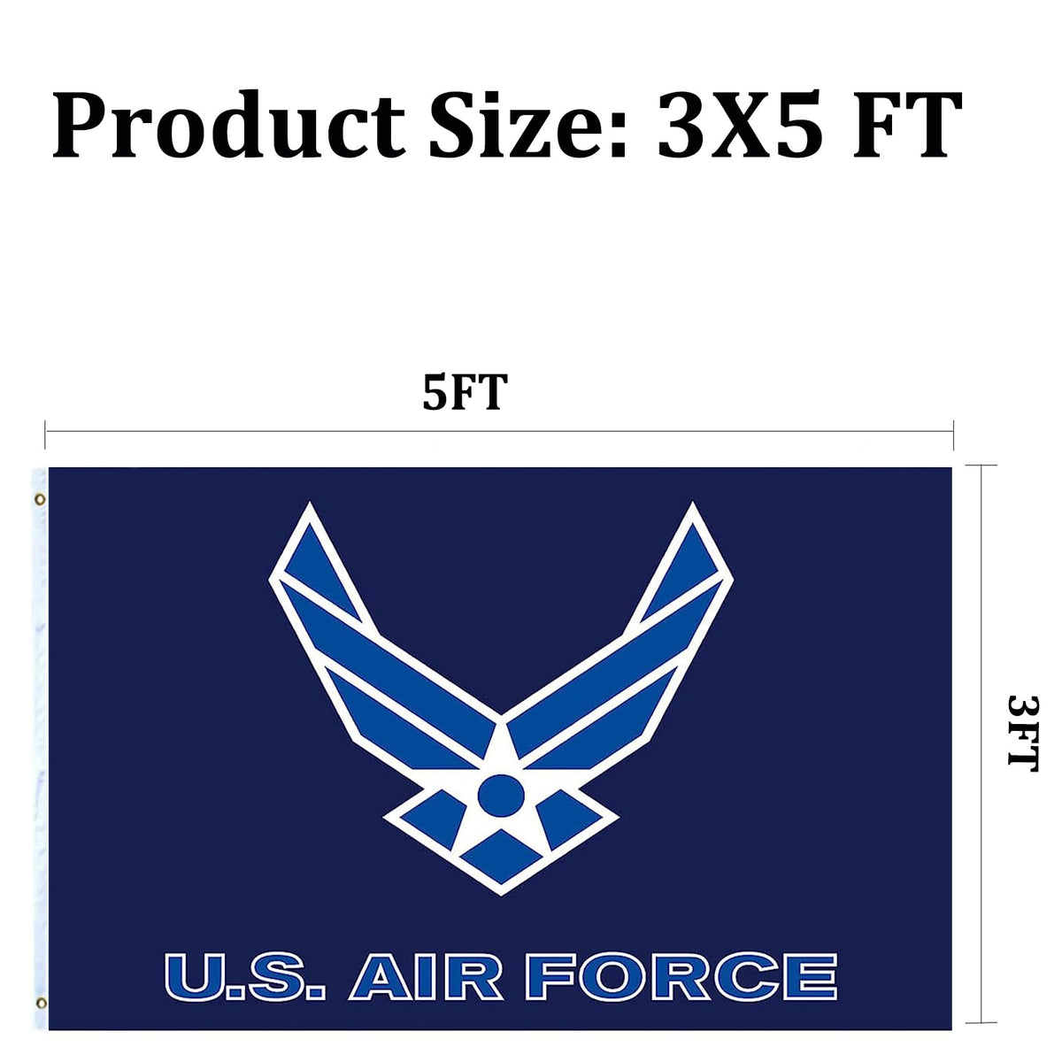 AJJSUE flag, gift-ready for aviation enthusiasts or service members.