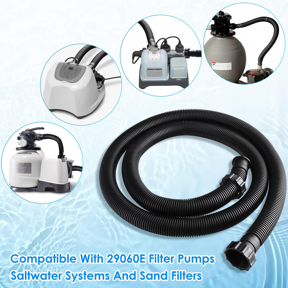AJLICHIBAN FUN ideal replacement hose for above-ground pools