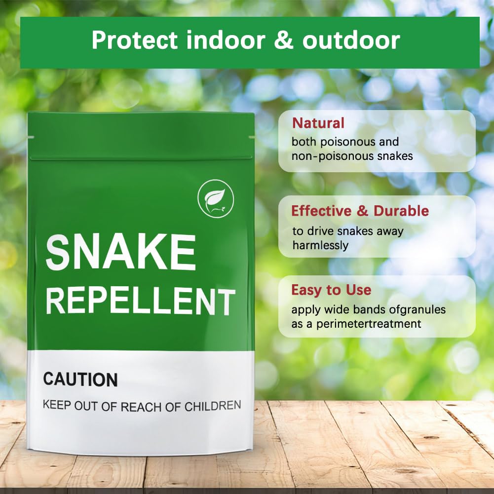 AJOQFKTD campsite-backyard-use deters snakes during outdoor adventures.