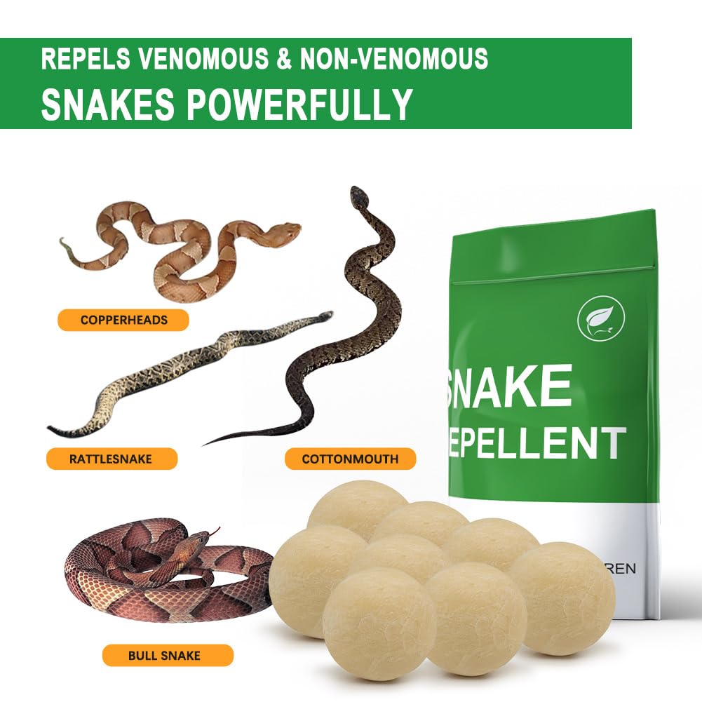 AJOQFKTD outdoor snake deterrent yard keeps gardens snake-free and pet-safe.