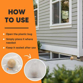 AJOQFKTD pack placement demonstrates simple, tool-free use in outdoor spaces.