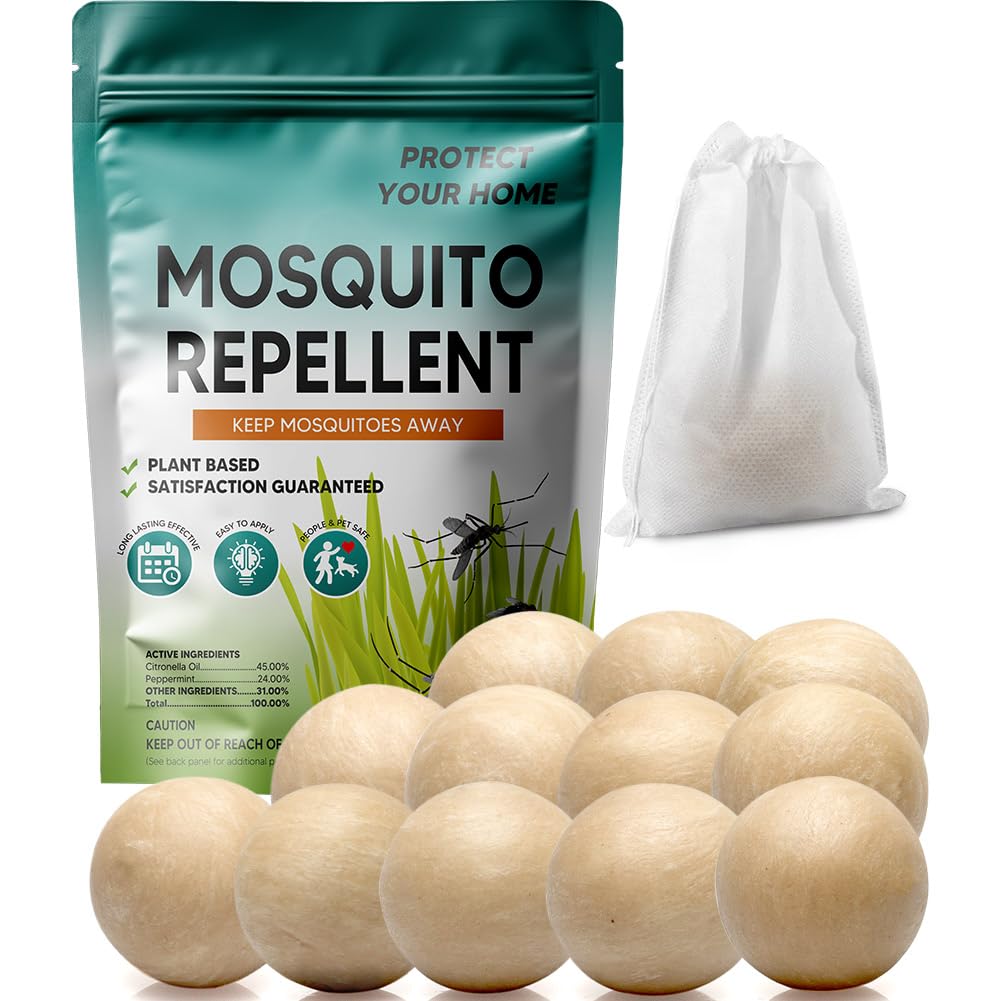 AJOQFKTD Mosquito Ball provides patio coverage up to 120 sq ft for outdoor comfort.