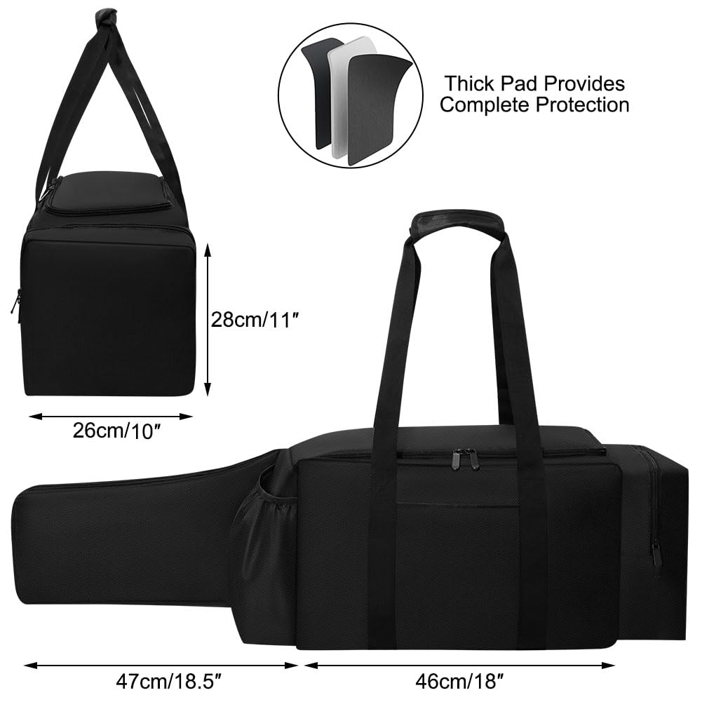 Ajyingasyo chainsaw bag water resistant material protects tools in rain.