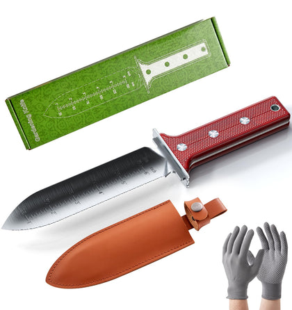 AKAKD Hori Hori knife blade—sharp, durable for root cutting