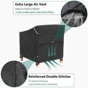 AKEfit buckle and drawstring system keeps the cover secure in wind.