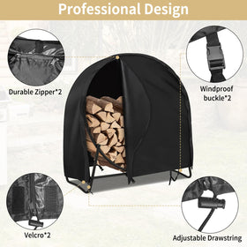 AKEfit interior PU coating keeps firewood dry in wet conditions