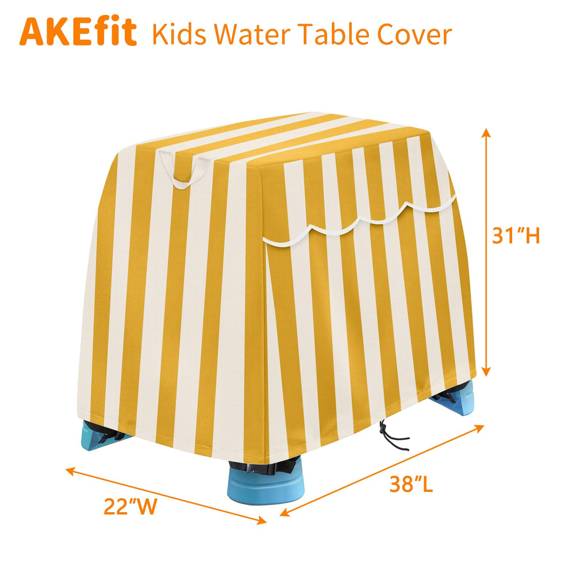 AKEfit buckle straps secure the cover against windy conditions