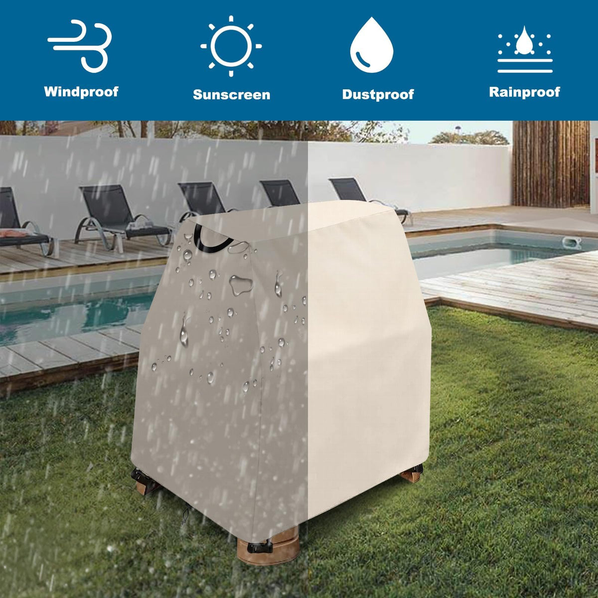 AKEfit cover is easy to clean, ideal for quick maintenance.