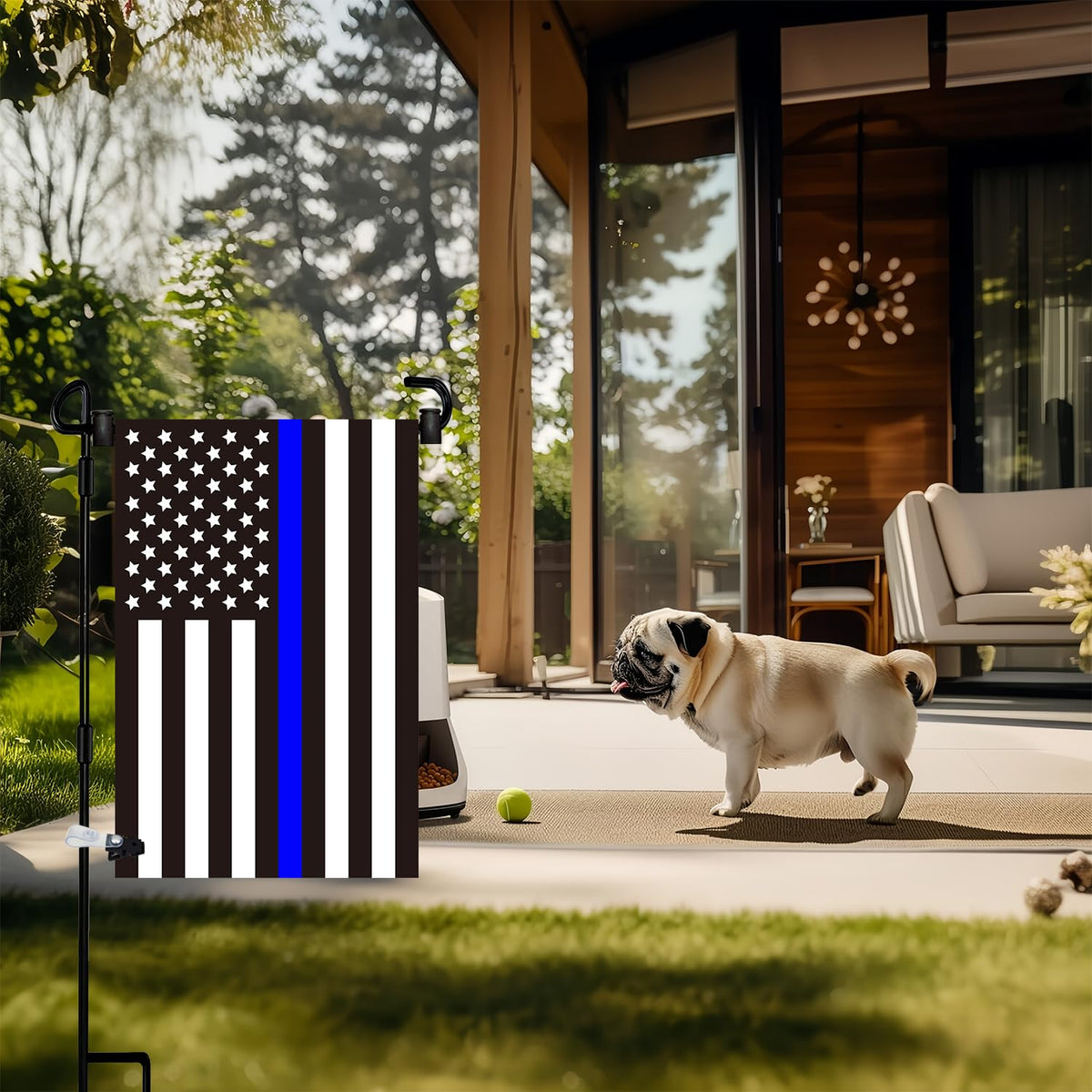 Akeydeco flag stoppers prevent drift in windy weather