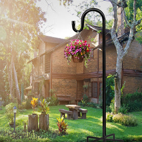 Akeydeco outdoor plant hangers in steel for weather-ready decor