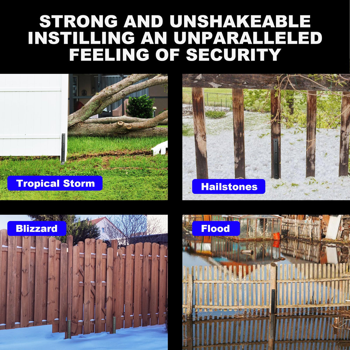 Sharp tips enable quick grounding without extensive digging.