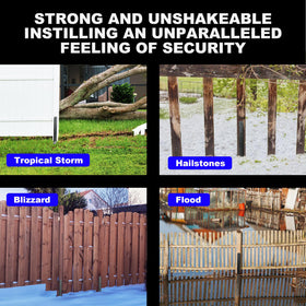Sharp tips enable quick grounding without extensive digging.