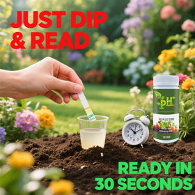 AKSBTEC portable pH test kit ideal for garden or balcony.