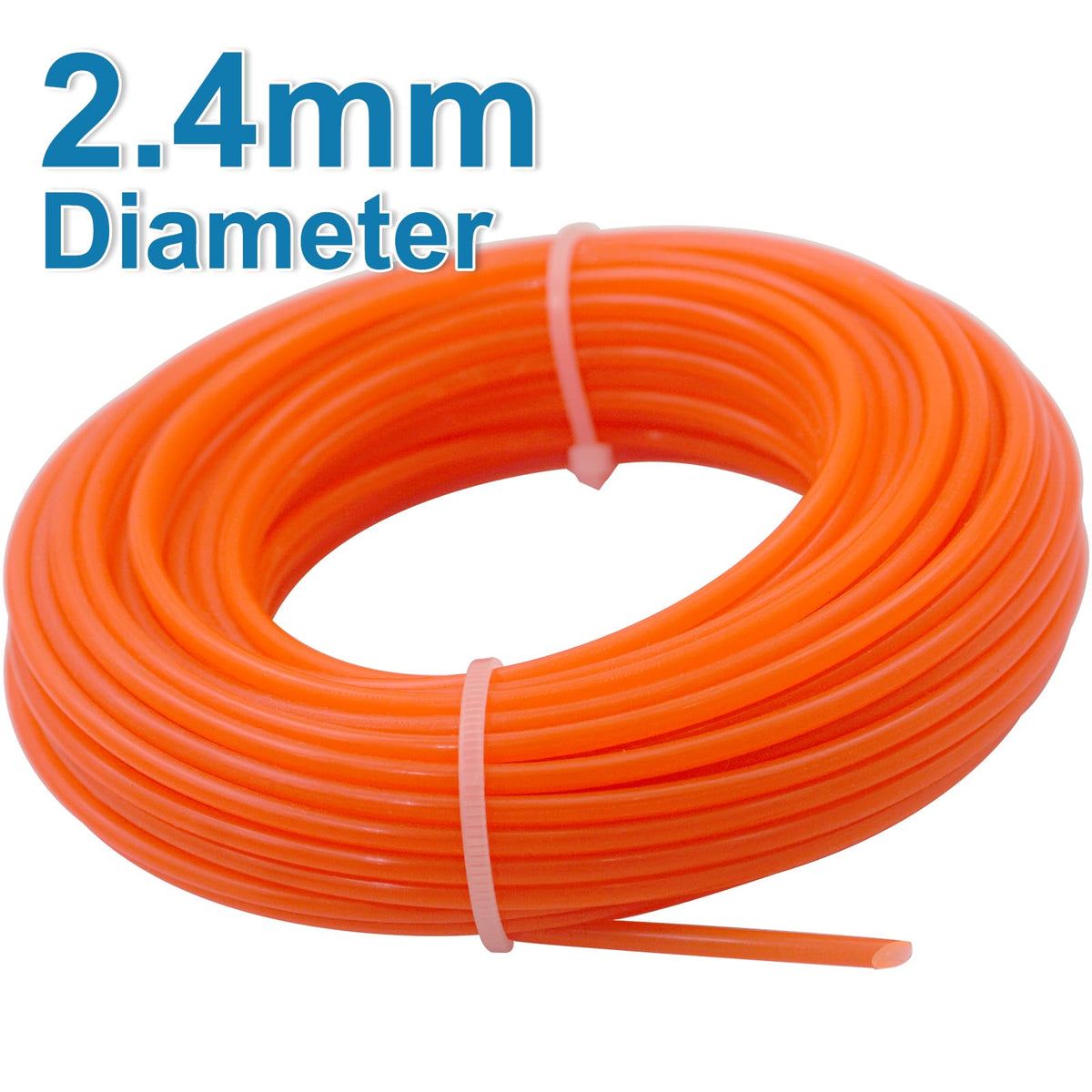 Akuoly trimmer line spool demonstrates smooth feed for consistent cutting.
