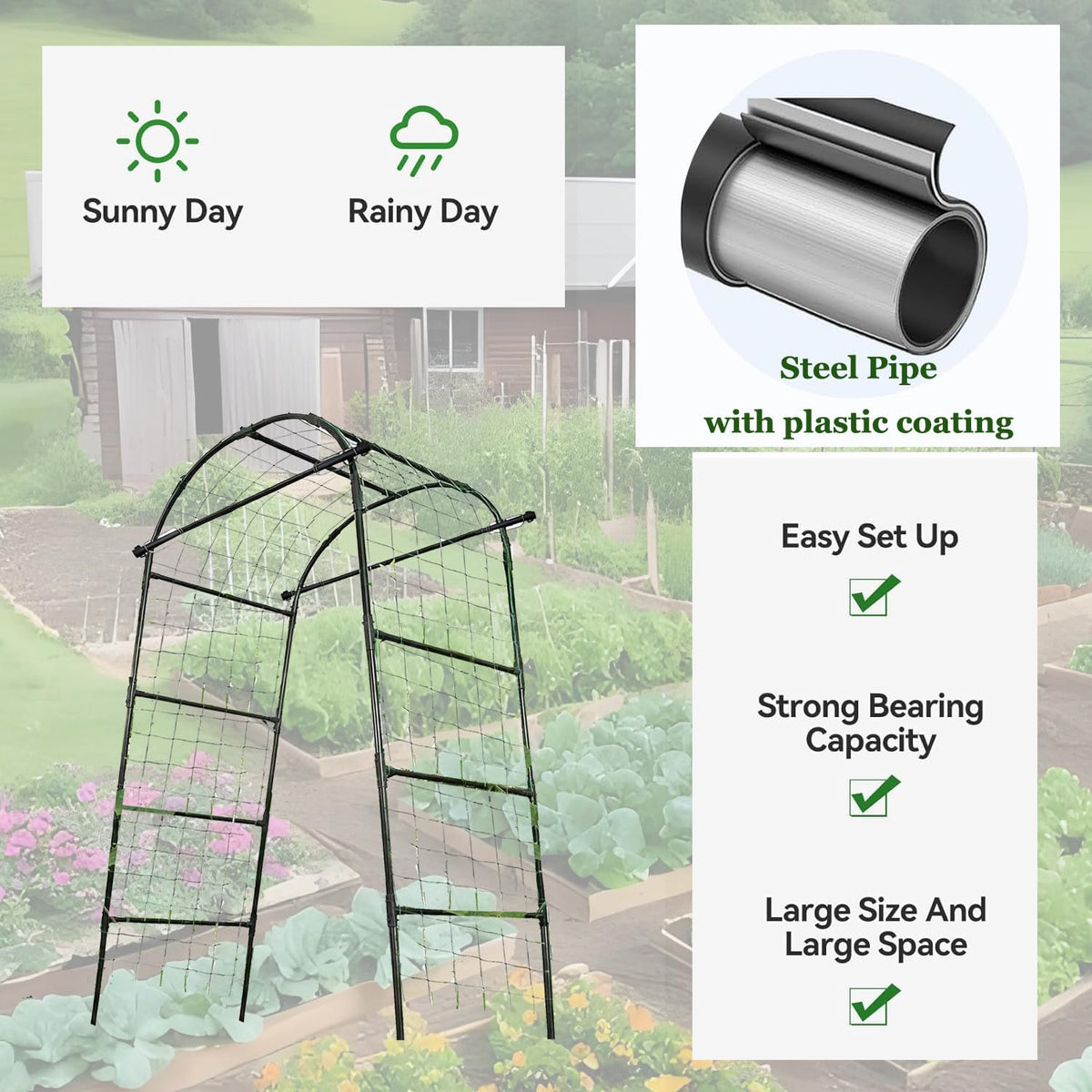 Alabzphsia outdoor garden display blends function with aesthetic appeal.