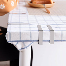Alamic clips ideal for restaurants or weddings, keeping linens neat.