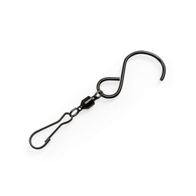 Alamic swivel hooks clips suspending decorative birdcage ornaments, secure and rust-free.