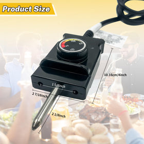 ALAYAO adjustable thermostat controller probe enabling precise heat adjustments.