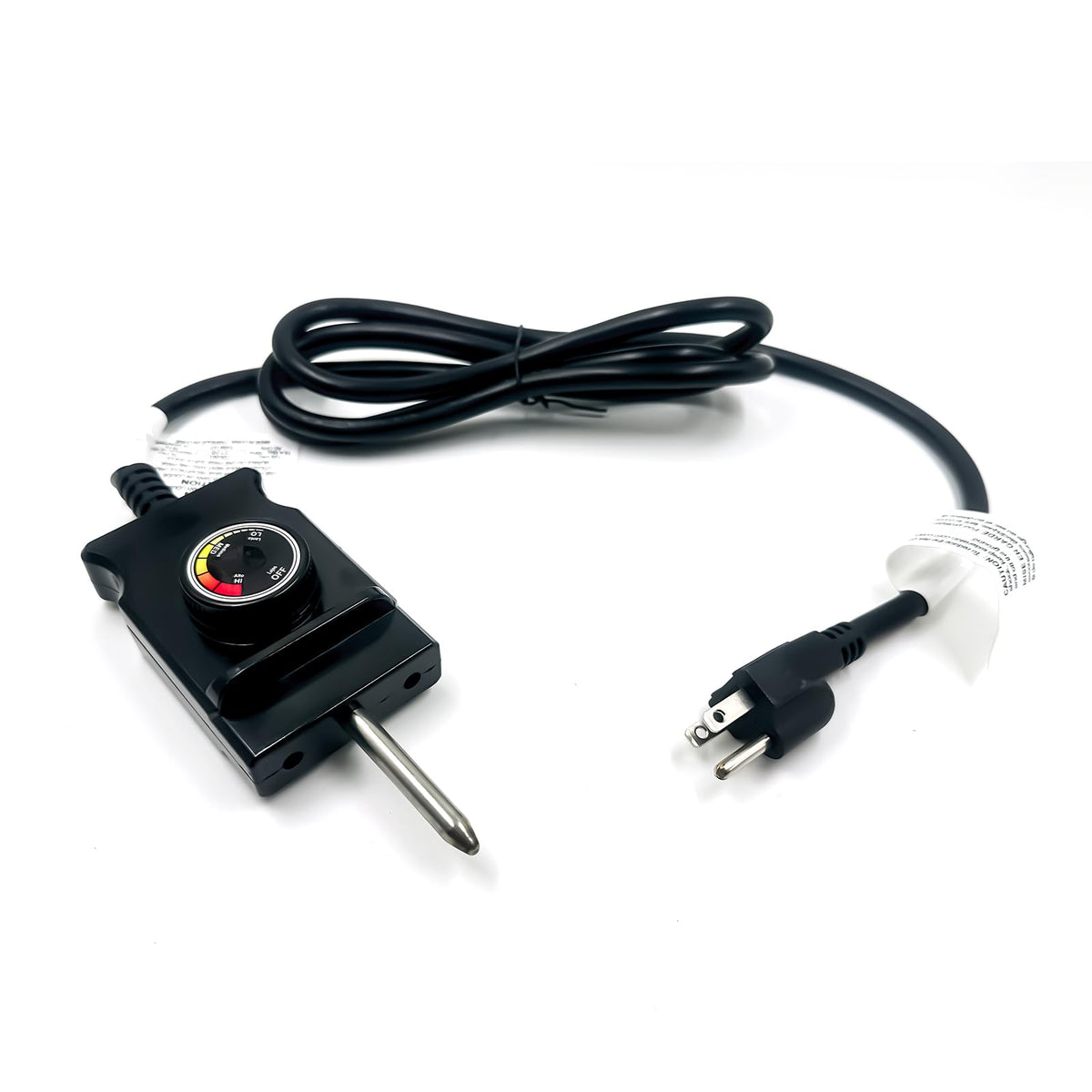 ALAYAO masterbuilt thermostat cord connector shows 1.55-inch spacing for secure compatibility.