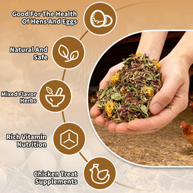 ALAYAO poultry-nest-herbs-in-nest promotes calm nesting for hens