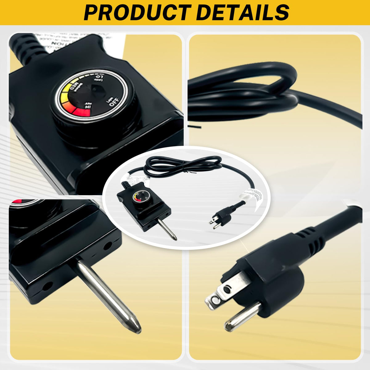 ALAYAO universal Masterbuilt parts cord supports MB20070210 compatibility.