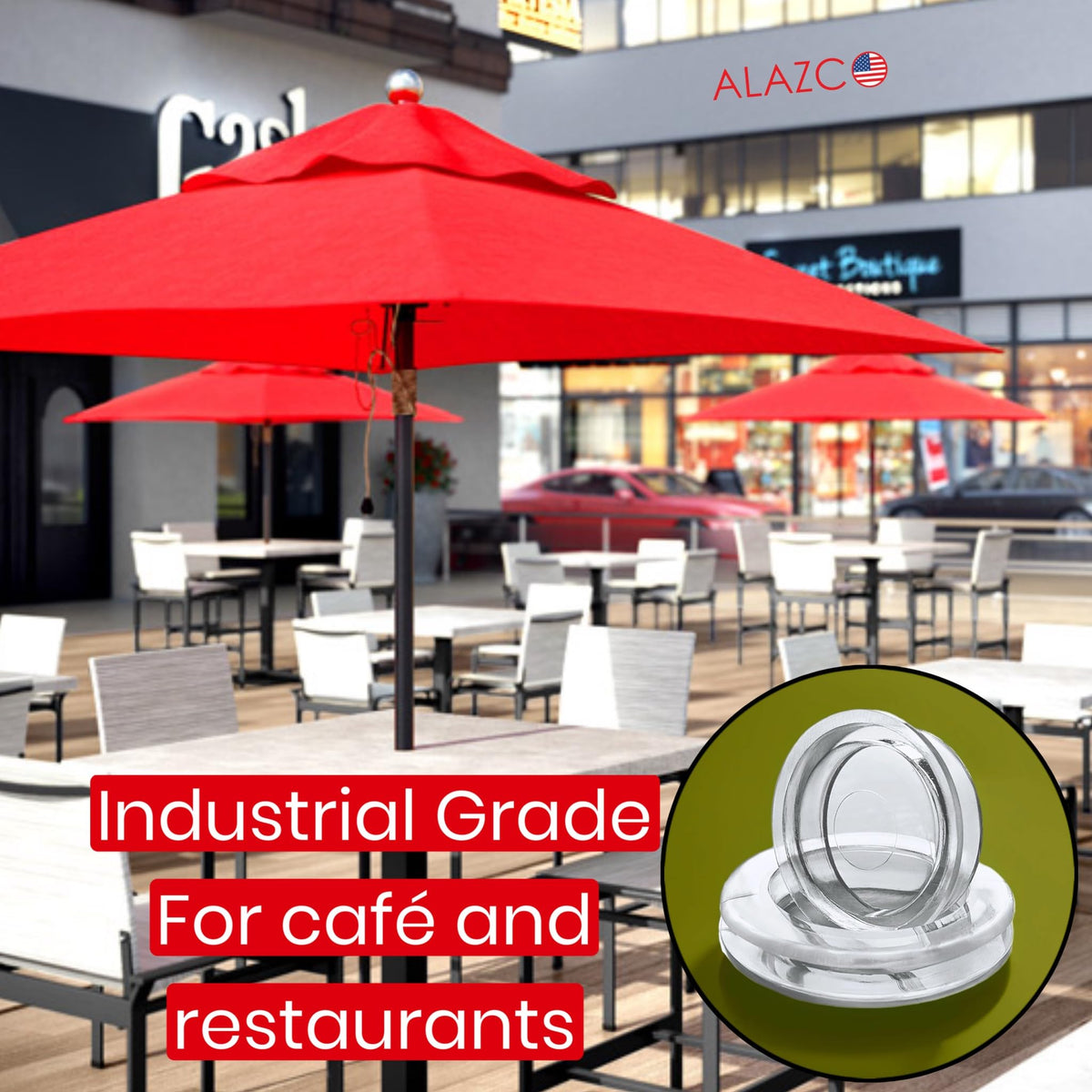 ALAZCO easy warm-up installation shows snug fit for 2-inch hole
